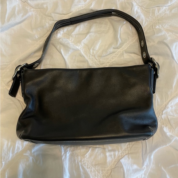 Coach Handbags - Coach black leather handbag